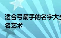 适合弓箭手的名字大全：精选与个性共融的命名艺术