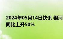 2024年05月14日快讯 银河娱乐：一季度营收106亿港元，同比上升50%