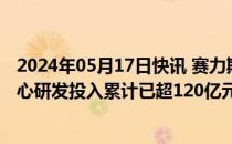 2024年05月17日快讯 赛力斯集团董事长张兴海：赛力斯核心研发投入累计已超120亿元