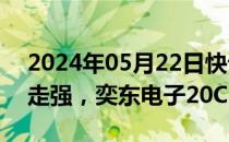 2024年05月22日快讯 消费电子概念股震荡走强，奕东电子20CM涨停