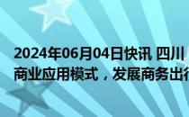 2024年06月04日快讯 四川：鼓励试点城市探索新型飞行器商业应用模式，发展商务出行 空中摆渡 私人包机等新业态