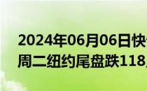 2024年06月06日快讯 离岸人民币兑美元较周二纽约尾盘跌118点