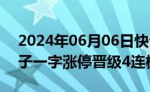 2024年06月06日快讯 竞价看龙头：协和电子一字涨停晋级4连板