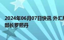 2024年06月07日快讯 外汇局局长朱鹤新会见巴西财政部副部长罗熙丹