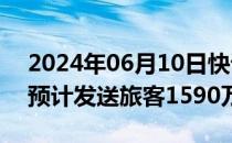 2024年06月10日快讯 端午节当日全国铁路预计发送旅客1590万人次