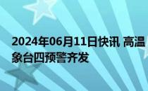 2024年06月11日快讯 高温 大雾 暴雨 强对流天气，中央气象台四预警齐发