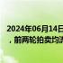 2024年06月14日快讯 上海环球金融中心71层房产上架变卖，前两轮拍卖均流拍
