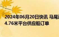 2024年06月20日快讯 马尾造船与希腊船东签订4+2+2艘94.76米平台供应船订单