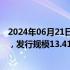 2024年06月21日快讯 茅台租赁发行首单资产支持专项计划，发行规模13.41亿元