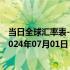 当日全球汇率表-最新人民币兑换挪威克朗汇率汇价查询（2024年07月01日）