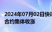 2024年07月02日快讯 CBOT农产品期货主力合约集体收涨