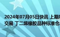 2024年07月05日快讯 上期所上线燃料油品种保税标准仓单交易 丁二烯橡胶品种标准仓单交易