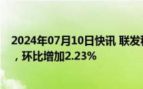 2024年07月10日快讯 联发科6月净营收430.92亿元新台币，环比增加2.23%