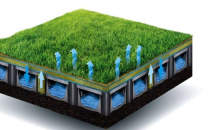 集成地下蓄水系统的人造草皮可使运动场更凉爽更安全