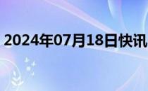 2024年07月18日快讯 现货白银日内跌超3%