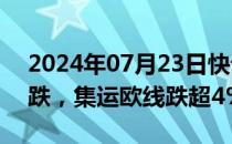 2024年07月23日快讯 国内商品期货多数收跌，集运欧线跌超4%