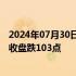 2024年07月30日快讯 在岸人民币兑美元较上一交易日夜盘收盘跌103点