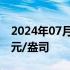 2024年07月31日快讯 现货黄金站上2420美元/盎司