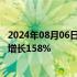 2024年08月06日快讯 优步二季度净利润逾10亿美元，同比增长158%