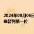 2024年08月06日快讯 巴黎奥运会女子单人10米台决赛全红婵暂列第一位