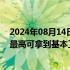 2024年08月14日快讯 花旗取消伦敦顶级银行家奖金上限，最高可拿到基本工资六倍