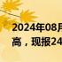 2024年08月16日快讯 现货黄金再创历史新高，现报2486美元/盎司