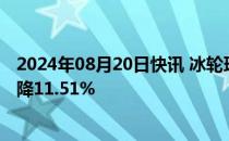 2024年08月20日快讯 冰轮环境：上半年归母净利润同比下降11.51%