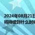 2024年08月21日快讯 为何辽宁此次降雨天气如此猛烈，又将持续到什么时候专家解析