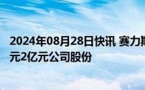 2024年08月28日快讯 赛力斯：骨干团队拟6个月内增持1亿元2亿元公司股份