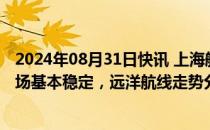 2024年08月31日快讯 上海航交所：本周出口集装箱运输市场基本稳定，远洋航线走势分化