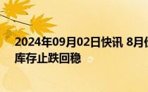 2024年09月02日快讯 8月份中国仓储指数重回扩张区间，库存止跌回稳