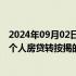 2024年09月02日快讯 招商银行王良：目前未收到监管针对个人房贷转按揭的相关意见