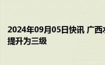 2024年09月05日快讯 广西水利厅将洪水防御四级应急响应提升为三级