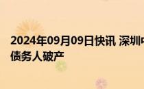 2024年09月09日快讯 深圳中院依法首次裁定宣告一对夫妻债务人破产