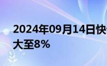 2024年09月14日快讯 美国钢铁公司涨幅扩大至8%