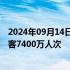 2024年09月14日快讯 全国铁路中秋小长假运输预计发送旅客7400万人次