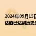 2024年09月15日快讯 外资巨头发起M&G中国基金：股票估值已达到历史最低水平