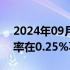 2024年09月20日快讯 日本央行维持政策利率在0.25%不变