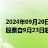 2024年09月20日快讯 恒通股份：要约收购期限届满，公司股票自9月23日起复牌