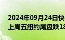 2024年09月24日快讯 离岸人民币兑美元较上周五纽约尾盘跌183点