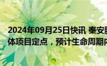 2024年09月25日快讯 秦安股份：获北美整车企业发动机缸体项目定点，预计生命周期内销售总额约3.2亿元