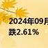 2024年09月26日快讯 WTI原油期货结算价跌2.61%