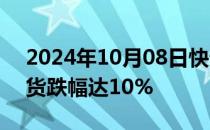 2024年10月08日快讯 富时中国A50指数期货跌幅达10%