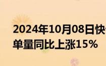 2024年10月08日快讯 国庆假期滴滴打车订单量同比上涨15%