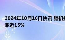 2024年10月16日快讯 脑机接口概念股持续拉升，中科信息涨近15%