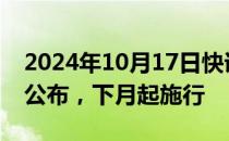 2024年10月17日快讯 天津拼车 顺风车新规公布，下月起施行