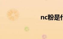 nc粉是什么意思