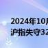 2024年10月17日快讯 三大指数全线翻绿，沪指失守3200点