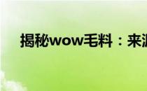 揭秘wow毛料：来源、用途及市场趋势