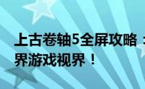 上古卷轴5全屏攻略：解锁全屏模式，享受无界游戏视界！